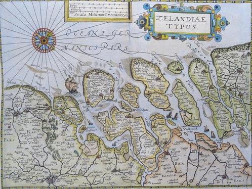Pays-Bas, Zeeland, Zuid Holland, Noord Brabant, Vlaanderen;, Livres, Atlas & Cartes géographiques