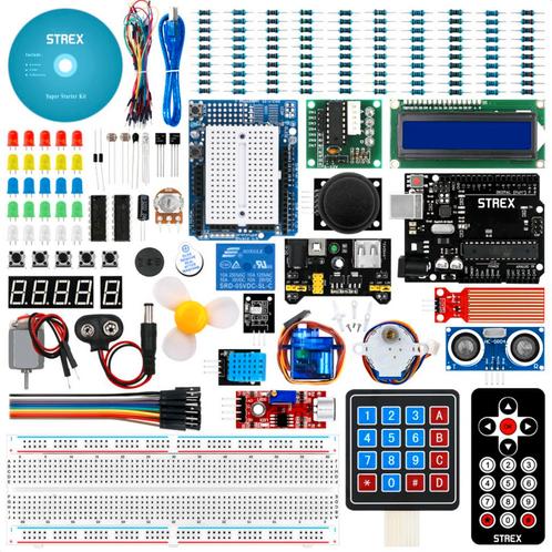 Strex Starter Kit geschikt voor Arduino - ATmega328P - 244, Hobby en Vrije tijd, Elektronica-componenten, Verzenden