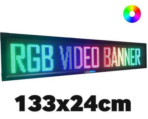 UltraPro LED video lichtkrant 133*24cm - RGB, Zakelijke goederen, Kantoor en Winkelinrichting | Apparatuur en Telecommunicatie