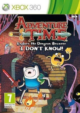 Adventure Time Explore the Dungeon Because I Dont Know, Games en Spelcomputers, Games | Xbox 360, Zo goed als nieuw, Ophalen of Verzenden