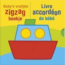 Babys vrolijke zigzag boekje; Livre accordéon de bébé, Boeken, Kinderboeken | Baby's en Peuters, Gelezen, Verzenden