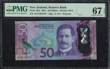Nieuw-Zeeland. - 50 Dollars 2021 - Pick 194c  (Zonder