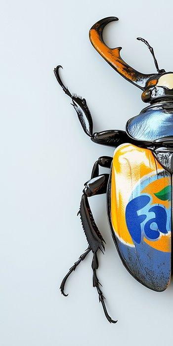 F2B - BeetleCan Fanta 1I8, Antiek en Kunst, Kunst | Schilderijen | Modern