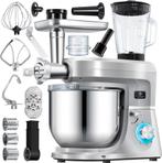 KESSER® 3-in-1 keukenmachine - Kneedmachine - 5,5L - Zilver, Huis en Inrichting, Verzenden, Nieuw