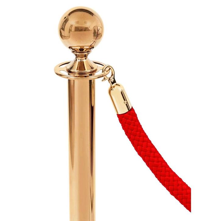 Afzetkoord | Goudkleurig/Rood (Geweven) | 150cm Luxus, Zakelijke goederen, Horeca | Keukenapparatuur, Nieuw in verpakking, Verzenden