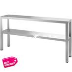 Rvs etagère 2 hoog 1600x300x700 mm, Zakelijke goederen, Horeca | Meubilair en Inrichting, Verzenden, Nieuw in verpakking