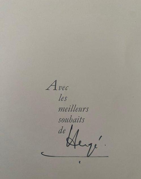 Document - Hergé - Carte de voeux Tintin - LEnluminure, Boeken, Stripverhalen