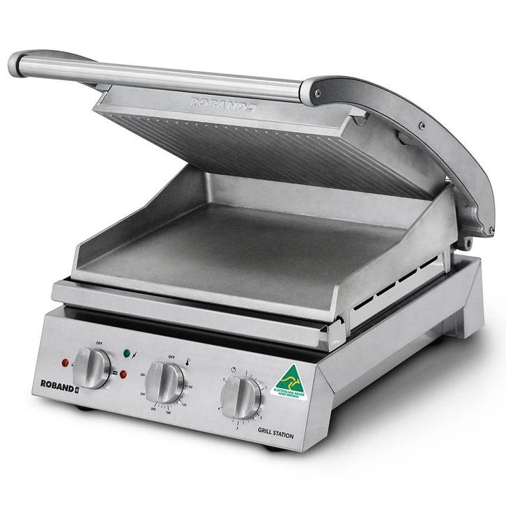 Contact-/Paninigrill | Enkel | Glad/Gegroefda Oppervlak, Zakelijke goederen, Horeca | Keukenapparatuur, Nieuw in verpakking, Verzenden