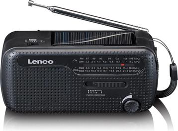 Lenco Noodradio - Draagbare opwindbare Radio - Zaklamp en Po, Verzenden