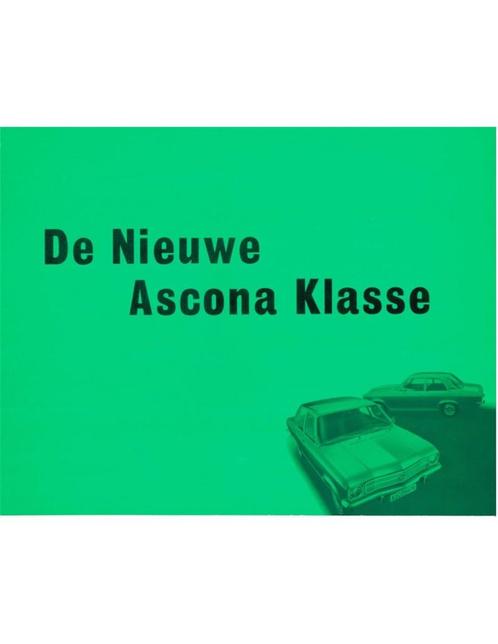 1972 OPEL ASCONA A BROCHURE NEDERLANDS, Boeken, Auto's | Folders en Tijdschriften, Ophalen of Verzenden