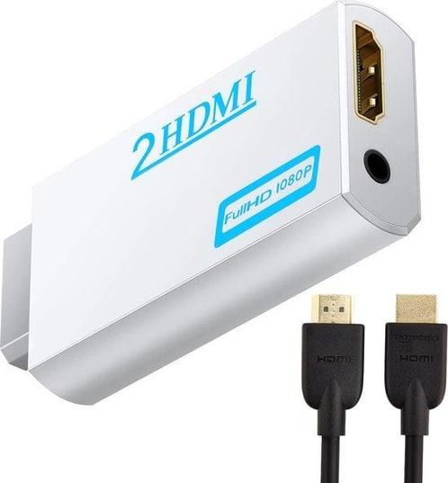 Tweedekans | Garpex® Wii Aansluiting naar HDMI-adapter -, Audio, Tv en Foto, Audiokabels en Televisiekabels, Ophalen of Verzenden