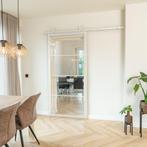 Stalen Schuifdeur - 4 Vlaks - Wit - Helder glas, Doe-het-zelf en Bouw, Raamkozijnen en Schuifdeuren, 75 tot 150 cm, Nieuw, 150 tot 225 cm