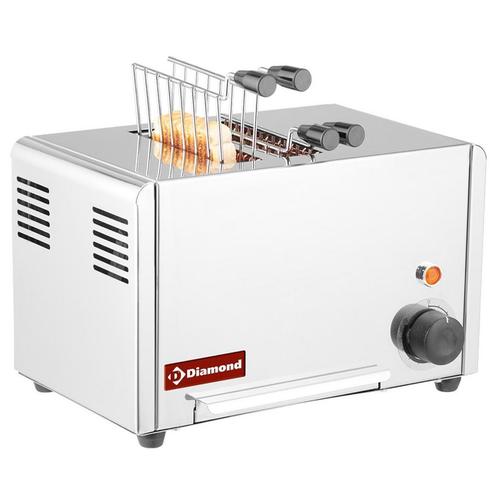 Toaster (croque-monsieur) électrique 2 pinces - Acier inox., Zakelijke goederen, Horeca | Keukenapparatuur, Verzenden