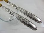 Art Nouveau - Couverts de service à salade - Argent 950 -
