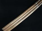 Katana - Hout, Set van 3 / Japans vintage houten zwaard, Antiek en Kunst