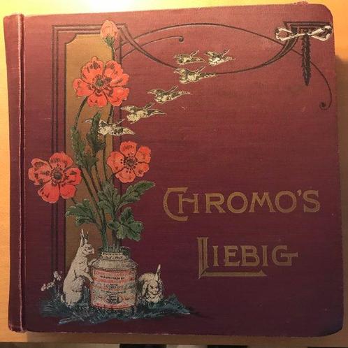 Chromos Leibig verzameling in album - 430 kaartjes -, Verzamelen, Postkaarten | Buitenland