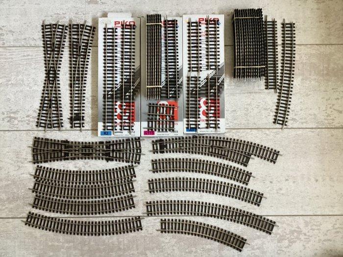 Piko H0 - Modeltreinsporen (42) - Rails en wissels, Hobby & Loisirs créatifs, Trains miniatures | HO