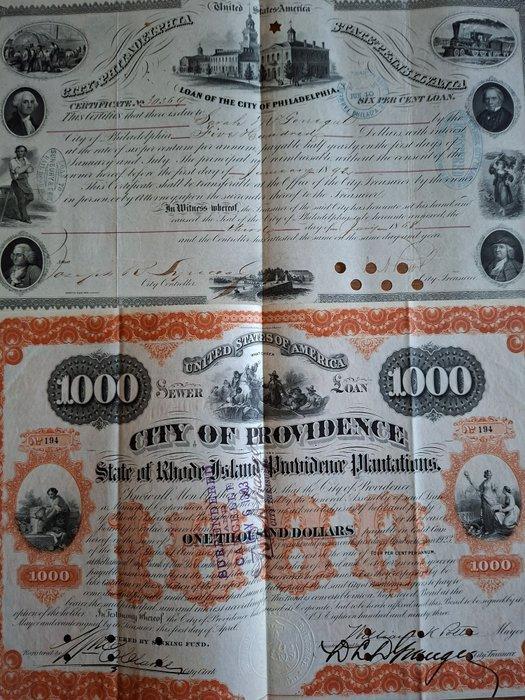 Document - 10 United States of America Loans, 1868-1920 -, Antiquités & Art, Antiquités | Jouets
