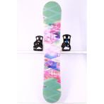 155 dames snowboard K2 ECO LITE, green/pink, FLAT, Sport en Fitness, Verzenden, Nieuw