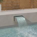 vidaXL Waterval met LEDs 30x34x14 cm roestvrij staal 304, Verzenden, Nieuw