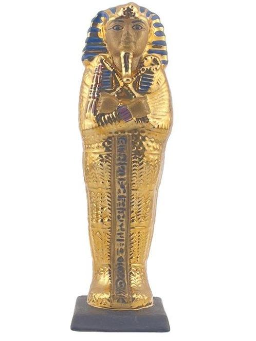Franklin Mint - Beeldje - Sarcophagus - 24-karaats verguld, Antiek en Kunst, Curiosa en Brocante