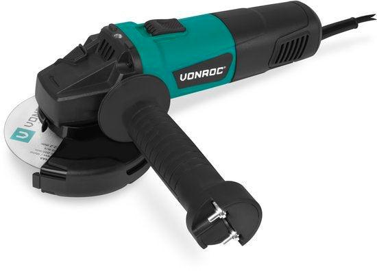 2dekans | VONROC Haakse slijper 900W - Ø125mm – 11.000 tpm –, Doe-het-zelf en Bouw, Gereedschap | Slijpmachines, Ophalen of Verzenden