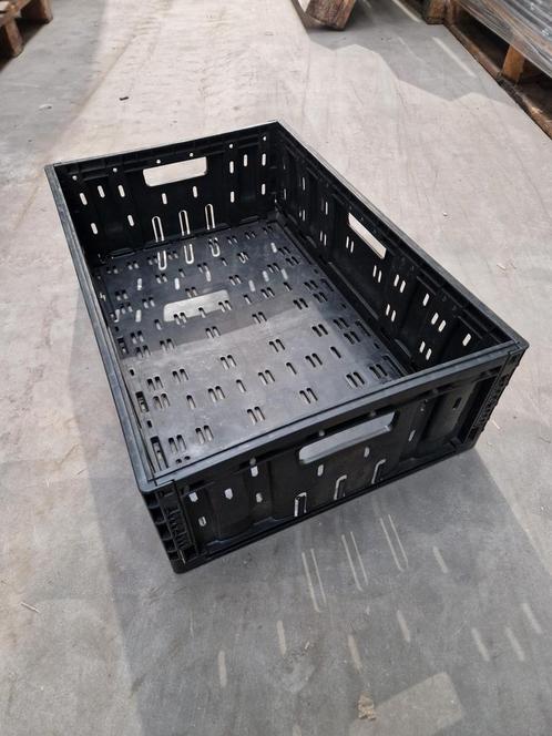 Vouwkrat klapkrat 600x400x190mm 38l zwart type 6419, Zakelijke goederen, Kantoor en Winkelinrichting | Magazijn, Stelling en Opslag