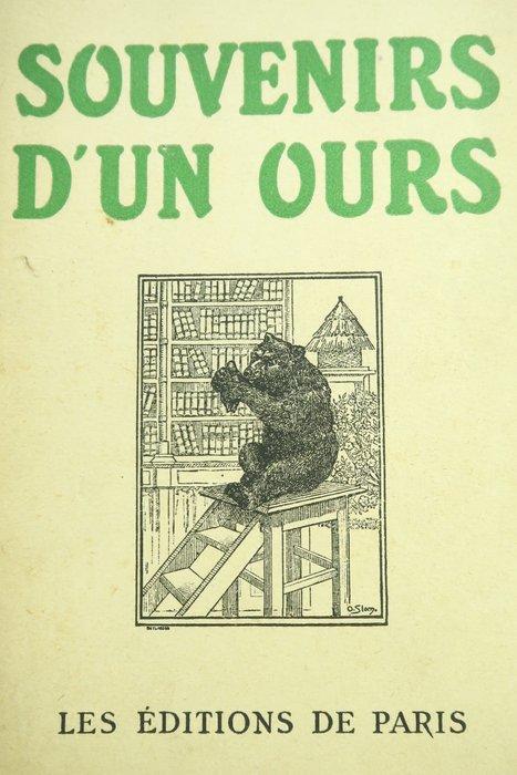 Lucien Descaves - Souvenirs dun ours [ex. de tête sur alfa, Antiquités & Art, Antiquités | Livres & Manuscrits