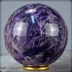 Améthyste Chevron naturelle rare Sphère, Bolivie- 1106.79 g, Verzamelen, Nieuw