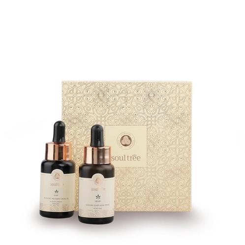 Hemp Verhelderende Gezichts Essentials Set SoulTree, Sport en Fitness, Gezondheidsproducten en Wellness, Ophalen of Verzenden