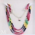 Harmony en Chromatic natuurlijke edelstenen Multigem ketting, Verzamelen, Mineralen en Fossielen