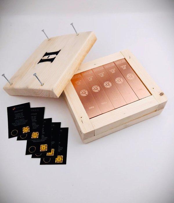 5 kilograms .999 - Copper - Fonderie Heracles - France -, Postzegels en Munten, Edelmetalen en Baren