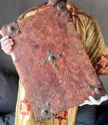 Antique Huge Antiphonary 16th Century Illuminated manuscript