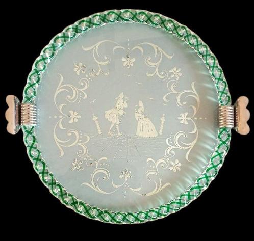 Decoratief dienblad - Italië, Antiek en Kunst, Curiosa en Brocante