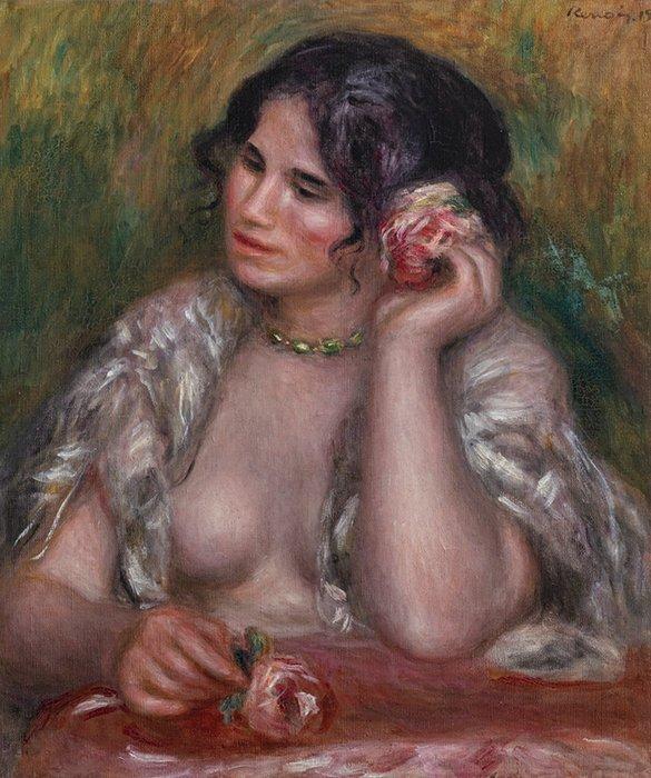 Auguste Renoir (1841-1919) - Gabrielle à la rose , 1911, Antiek en Kunst, Antiek | Overige Antiek