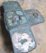 Oud-Romeins Brons, Zilver Decoratieve gesp - 52 mm (Zonder, Antiek en Kunst