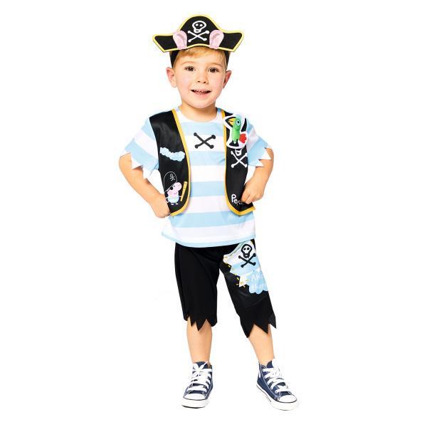 Kind Kostuum Peppa Pig George Pirate, Kinderen en Baby's, Carnavalskleding en Verkleedspullen, Nieuw, Verzenden