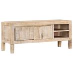 vidaXL Tv-meubel 110x35x46 cm massief mangohout, Verzenden, Nieuw