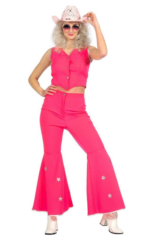 Cowboy Set Dames Roze, Kleding | Dames, Carnavalskleding en Feestkleding, Nieuw, Verzenden