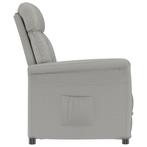 vidaXL Ligbed Lichtgrijs Microfiber, Huis en Inrichting, Fauteuils, Verzenden, Nieuw