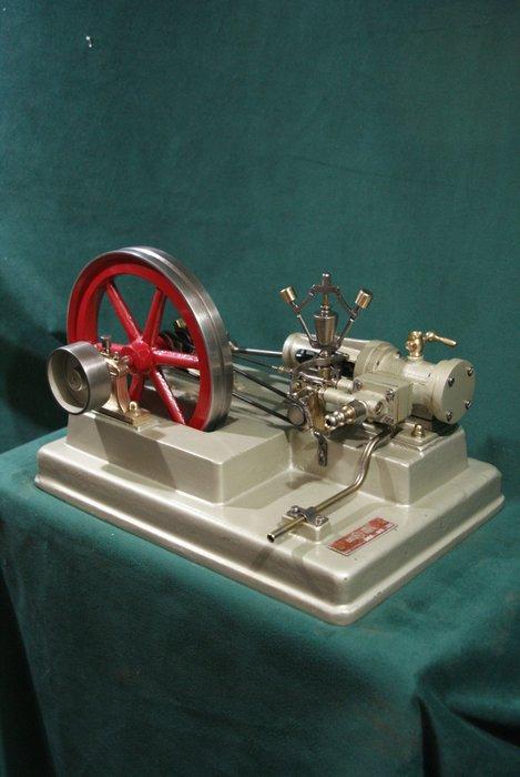 Moteur à vapeur - Fonte, Laiton - 1960-1970 - Machine à, Antiquités & Art, Antiquités | Jouets