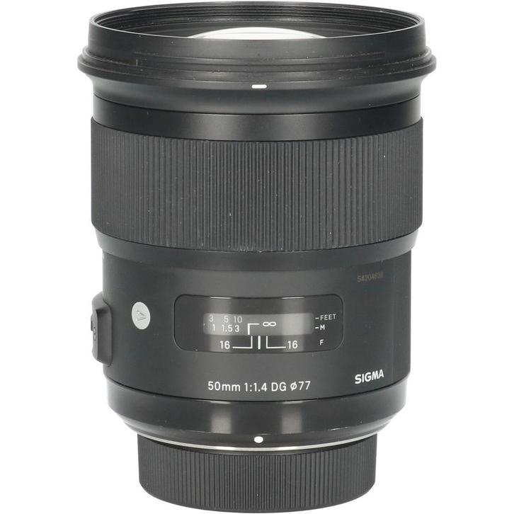 Tweedehands Sigma 50mm f/1.4 DG HSM Art Nikon CM4708, Audio, Tv en Foto, Foto | Lenzen en Objectieven, Overige typen, Gebruikt