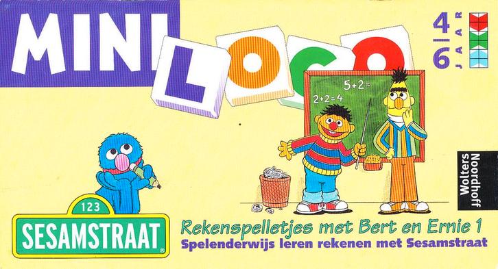 Mini Loco Sesamstraat Rekenspelletjes 1, Boeken, Schoolboeken, Nieuw, Verzenden