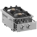 Inbouw Gasfornuis | DROP-IN | Gas | 2 Branders (2x 5.5kW) |, Verzenden, Nieuw in verpakking