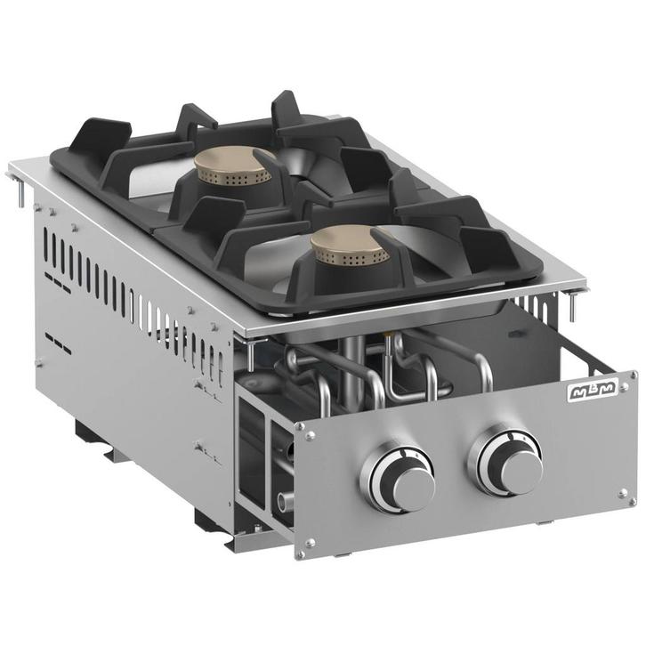 Inbouw Gasfornuis | DROP-IN | Gas | 2 Branders (2x 5.5kW) |, Articles professionnels, Horeca | Équipement de cuisine, Envoi