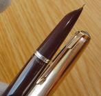 Parker - 51 MKII Cordovan Brown 1/10 14K Gold Filed cap GT, Nieuw