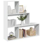 vidaXL Kamerscherm / boekenkast 3-laags 123x29x123 cm, Verzenden, Nieuw