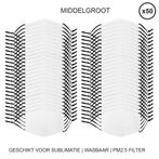 Sublimatie Mondkapjes - Groot - Set 50, Doe-het-zelf en Bouw, Verzenden, Nieuw