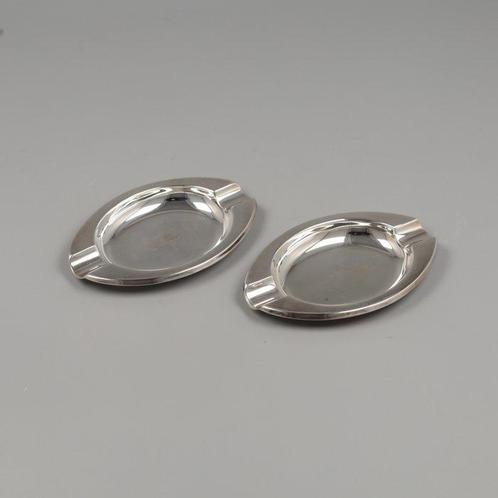 van Kempen & Begeer NO RESERVE - Cendrier  (2) - Argent 835, Antiek en Kunst, Antiek | Zilver en Goud