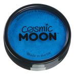 Cosmic Moon Metallic Pro Face Paint Cake Pots Blue 36g, Verzenden